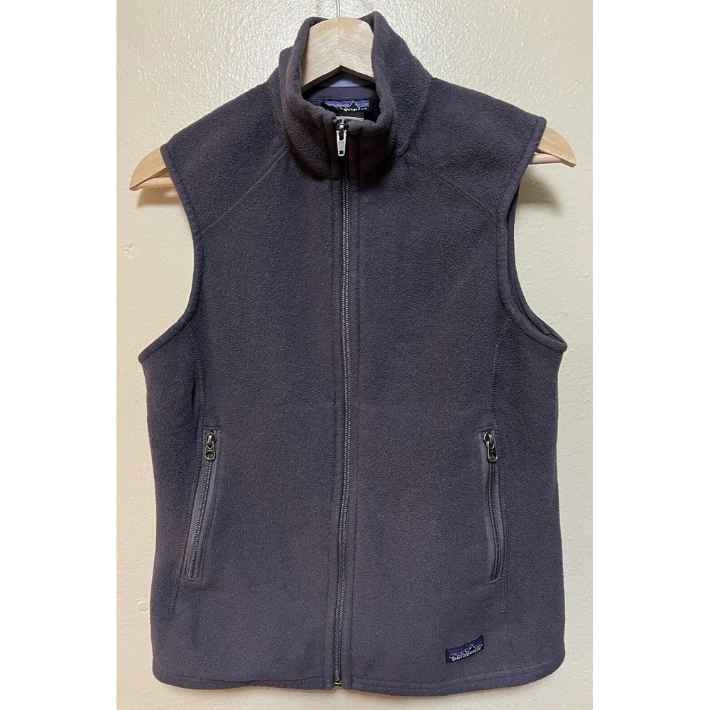 Patagonia Synchilla Fleece Full Zip Vest Purple Lavender Women's Size M Gorpcore